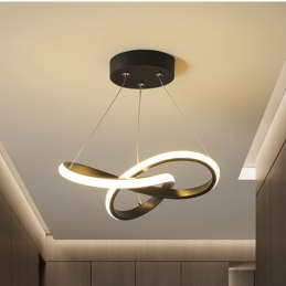 Lampa LED wisząca pierścienie AT74-ESL-Gold – elegancki styl