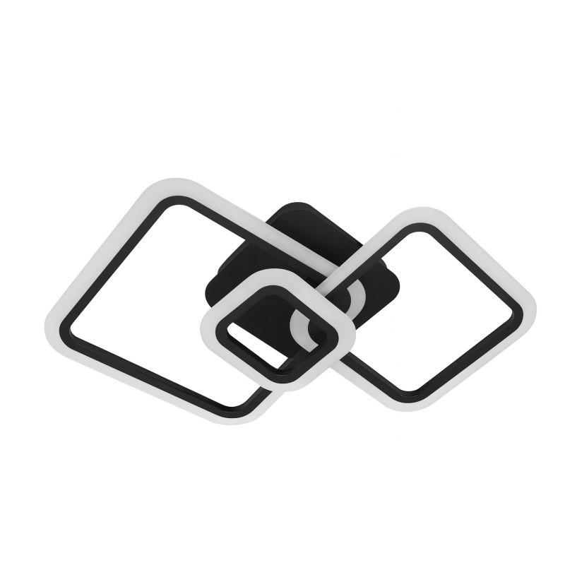 Plafon lampa LED sufitowa kwadrat metalowa AT88-3SL-Black II