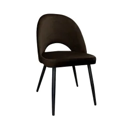 Krzesło Polo tkanina welur, nogi metalowe