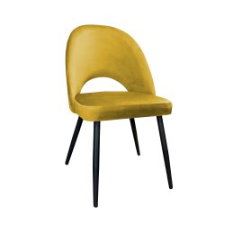 Krzesło Polo tkanina Welur noga metalowa