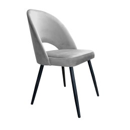 Krzesło Polo tkanina Welur noga metalowa – styl i wygoda