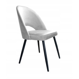 Krzesło Polo tkanina Welur noga metalowa – styl i wygoda