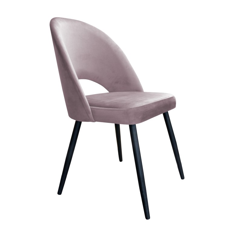 Krzesło Polo tkanina Welur noga metalowa – styl i wygoda