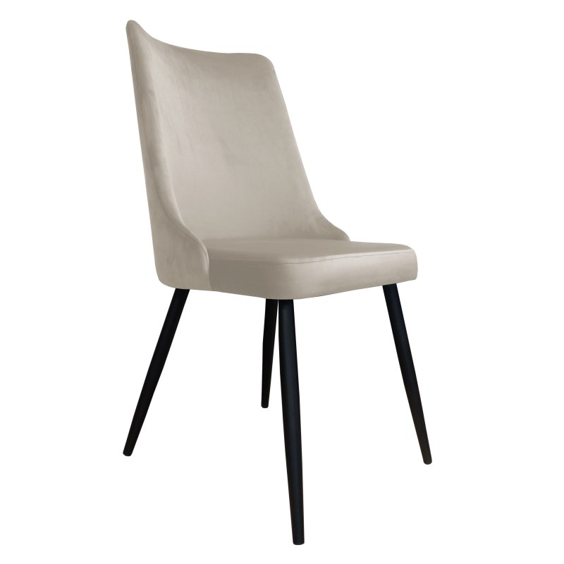 Krzesło Victor tkanina Welur noga metalowa – styl i elegancja