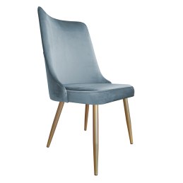 Krzesło Victor tkanina Welur noga metalowa – styl i elegancja