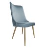 Krzesło Victor tkanina Welur noga metalowa – styl i elegancja