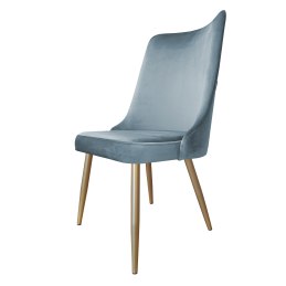 Krzesło Victor tkanina Welur noga metalowa – styl i elegancja