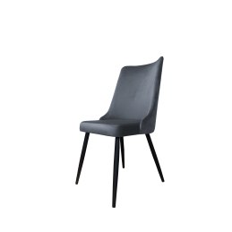 Krzesło Victor tkanina Welur noga metalowa – styl i elegancja