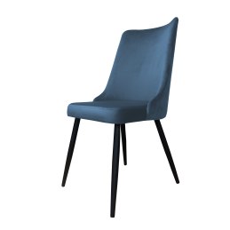 Krzesło Victor tkanina Welur noga metalowa – styl i elegancja