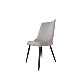 Krzesło Victor tkanina Welur noga metalowa – styl i elegancja