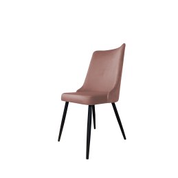 Krzesło Victor tkanina Welur noga metalowa – styl i elegancja
