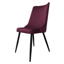 Krzesło Victor tkanina Welur noga metalowa – styl i elegancja