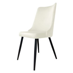 Krzesło Victor tkanina Welur noga metalowa