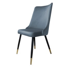 Krzesło Victor tkanina Welur noga metalowa – styl i elegancja
