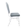 Krzesło bankietowe konferencyjne Vega stelaż metalowy | tkanina Welur