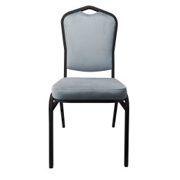 Krzesło Vega tkanina Welur bankietowe konferencyjne stelaż metalowy