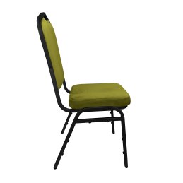 Krzesło Vega tkanina Welur bankietowe konferencyjne stelaż metalowy