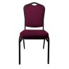 Krzesło bankietowe konferencyjne Vega stelaż metalowy | tkanina Welur