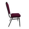 Krzesło bankietowe konferencyjne Vega stelaż metalowy | tkanina Welur