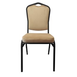 Krzesło Vega tkanina Welur bankietowe konferencyjne stelaż metalowy