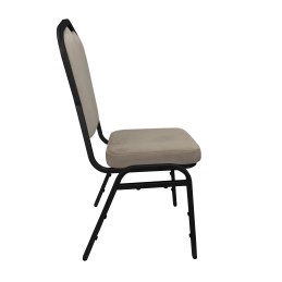 Krzesło Vega tkanina Welur bankietowe konferencyjne stelaż metalowy