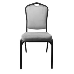 Krzesło Vega tkanina Welur bankietowe konferencyjne stelaż metalowy