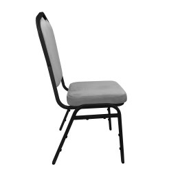 Krzesło Vega tkanina Welur bankietowe konferencyjne stelaż metalowy