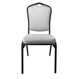 Krzesło bankietowe konferencyjne Vega stelaż metalowy | tkanina Welur