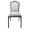 Krzesło bankietowe konferencyjne Vega stelaż metalowy | tkanina Welur