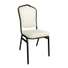 Krzesło bankietowe konferencyjne Vega stelaż metalowy | tkanina Welur