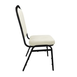 Krzesło bankietowe konferencyjne Vega stelaż metalowy | tkanina Welur