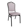 Krzesło bankietowe konferencyjne Vega stelaż metalowy | tkanina Welur