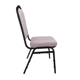 Krzesło bankietowe konferencyjne Vega stelaż metalowy | tkanina Welur