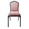 Krzesło bankietowe konferencyjne Vega stelaż metalowy | tkanina Welur