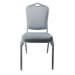 Krzesło Vega tkanina Welur bankietowe konferencyjne stelaż metalowy