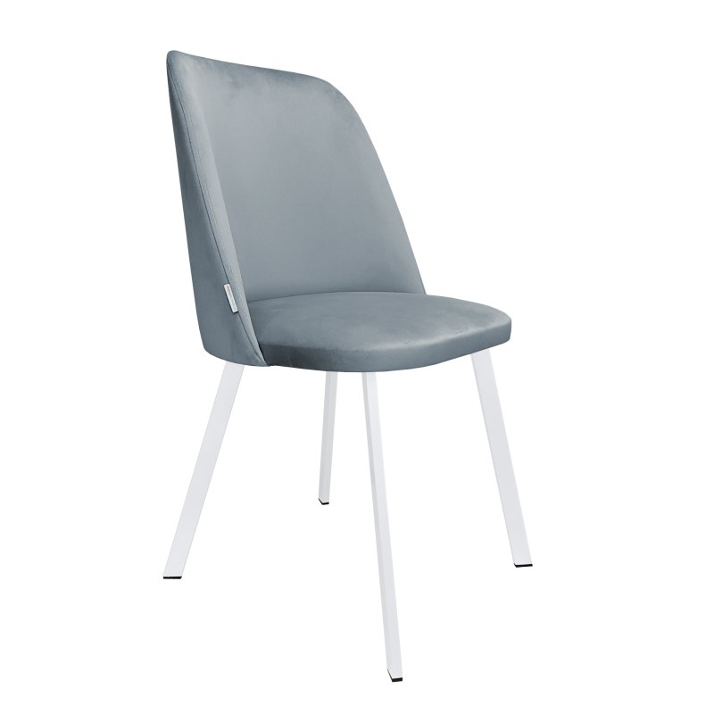 Krzesło welurowe GOYA  Nowoczesne krzesło do salonu, jadalni i kuchni