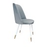 Krzesło welurowe GOYA  Nowoczesne krzesło do salonu, jadalni i kuchni