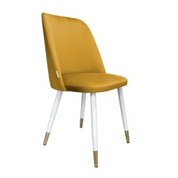 Krzesło welurowe GOYA  Nowoczesne krzesło do salonu, jadalni i kuchni