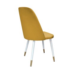 Krzesło welurowe GOYA  Nowoczesne krzesło do salonu, jadalni i kuchni