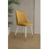 Krzesło welurowe GOYA  Nowoczesne krzesło do salonu, jadalni i kuchni