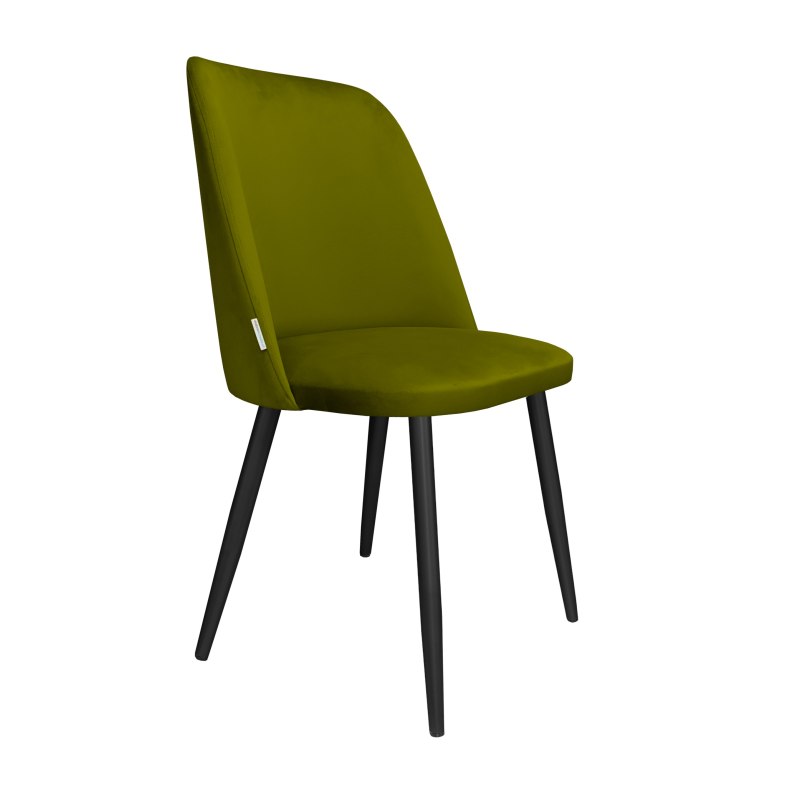 Krzesło welurowe GOYA  Nowoczesne krzesło do salonu, jadalni i kuchni