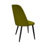 Krzesło welurowe GOYA  Nowoczesne krzesło do salonu, jadalni i kuchni