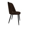 Krzesło welurowe GOYA  Nowoczesne krzesło do salonu, jadalni i kuchni