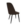 Krzesło welurowe GOYA  Nowoczesne krzesło do salonu, jadalni i kuchni