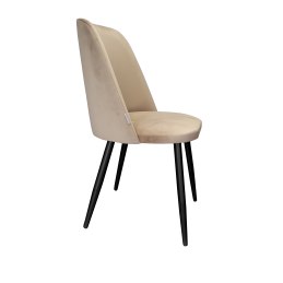 Krzesło welurowe GOYA  Nowoczesne krzesło do salonu, jadalni i kuchni