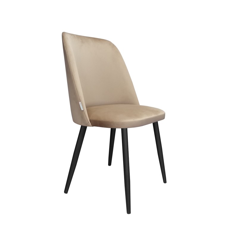 Krzesło welurowe GOYA  Nowoczesne krzesło do salonu, jadalni i kuchni