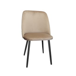 Krzesło welurowe GOYA  Nowoczesne krzesło do salonu, jadalni i kuchni