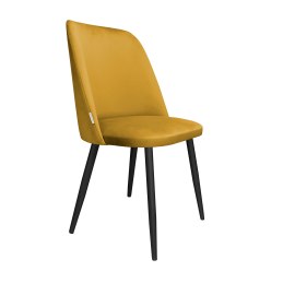 Krzesło welurowe GOYA  Nowoczesne krzesło do salonu, jadalni i kuchni