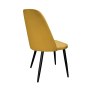 Krzesło welurowe GOYA  Nowoczesne krzesło do salonu, jadalni i kuchni