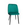 Krzesło welurowe GOYA  Nowoczesne krzesło do salonu, jadalni i kuchni